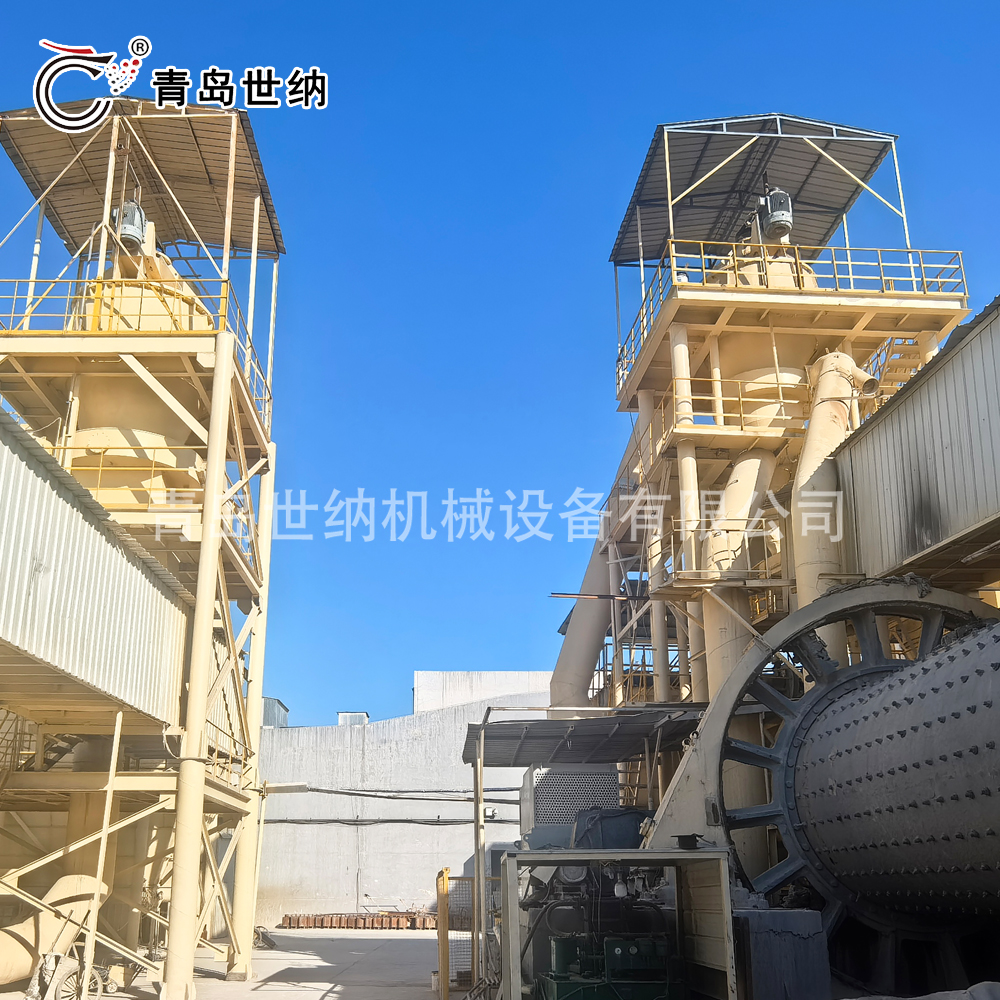  【青島青青草网站】石（shí）油壓裂支撐劑球磨分級（jí）生（shēng）產線 